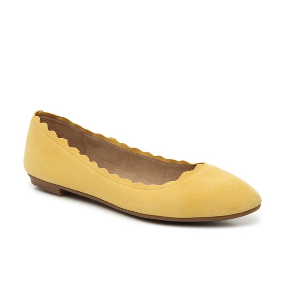 Crown Vintage Shoes - SALE Scalloped trim flats